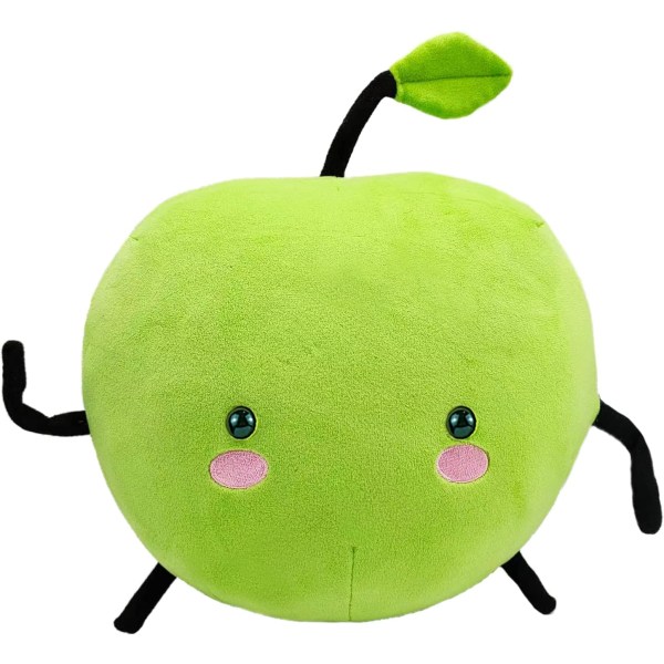 11,8" Stardew Valley plyschleksak Apple Junimo Plyschgrön Supermjuk plyschkudde Växter Gosedjur Grön Mjuk plyschkudde