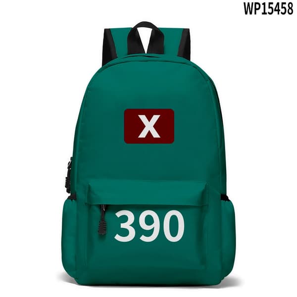 Xbi - Barn Squid Game 2 Ryggsekker skolevesker Backpack barn ×390