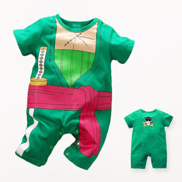 Mub- Tilpasset cosplay-klær for barn 0-1 år gammel baby heldrakt japansk anime cosplay babyklær personlighet romper-kostyme 019 59 size