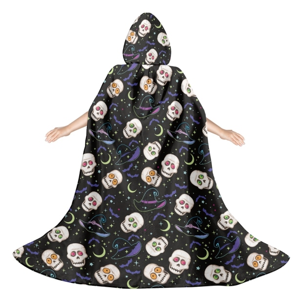 Mub- Populær Oversize Cowl Outfit Print Flere Mønstre Børns Halloween Kappe På Kostumefest Vær et Dejligt Barn ZXQFE3018F57-1 S