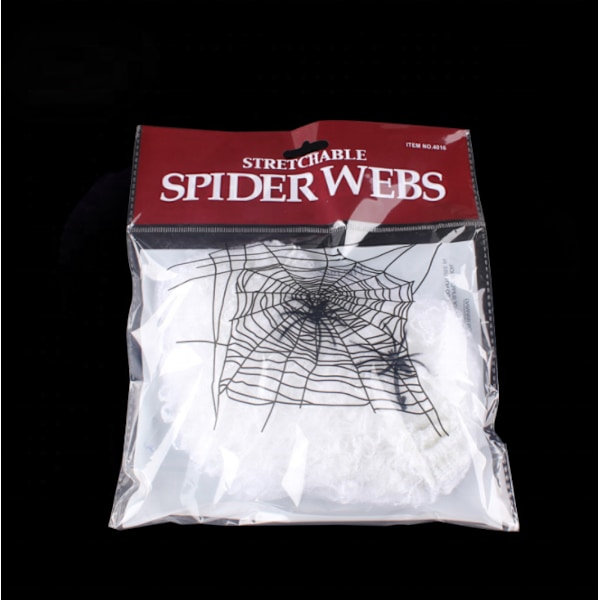 Mub- Wholesale Halloween white Spider Web 20g*5