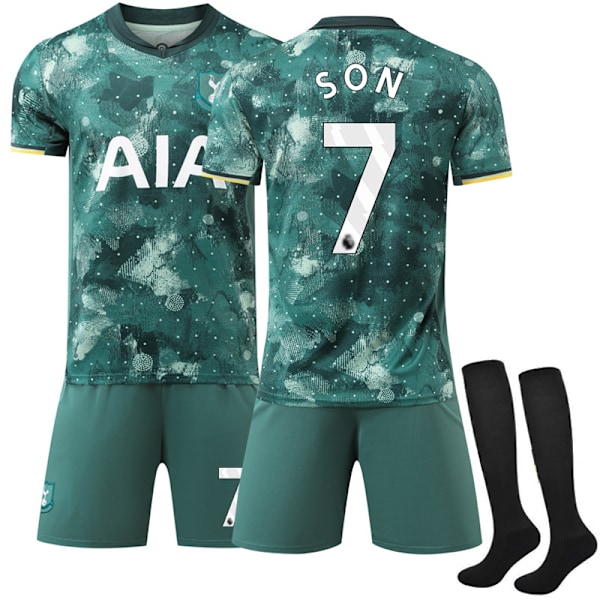 Xbi- 2425 Ny säsong Tottenham Borta Fotboll Tröjor green 7 SON #M