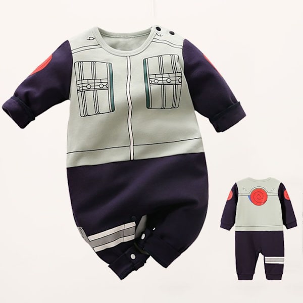Mub- Custom kids cosplay clothing 0-1 year old baby one-piece Japanese anime cosplay baby clothes personality romper costume 004 59 size