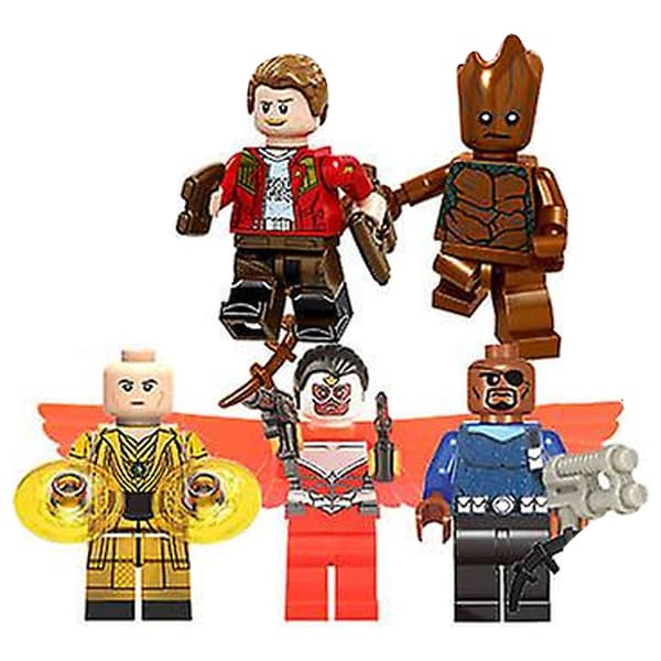 32 kpl Marvel Avengers Super Hero Comic Mini Figures Dc Minifigure Present för barn .q