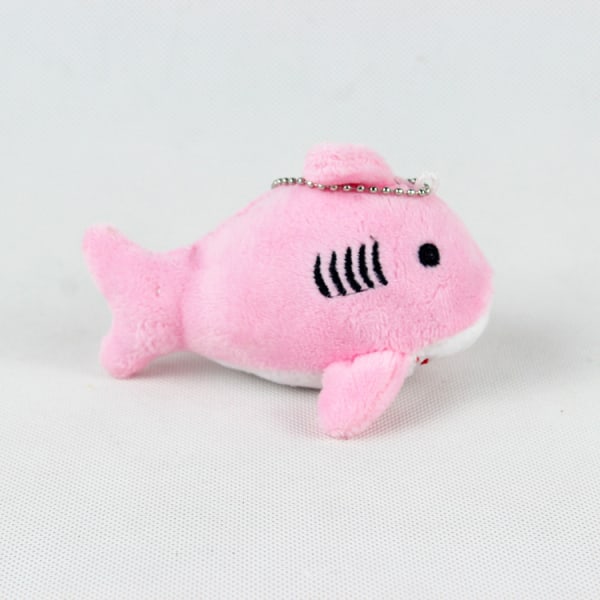 Mub- 0cm mini toy design kawaii cute soft keyring key chain cartoon bear bearing doll toy shark plush keychain for back packs 1 10CM