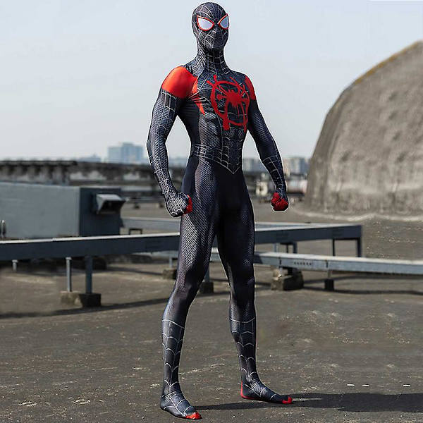 Spiderman-kostyme for barn og voksne - Spiderman-drakt for cosplay - Halloween-kostyme M