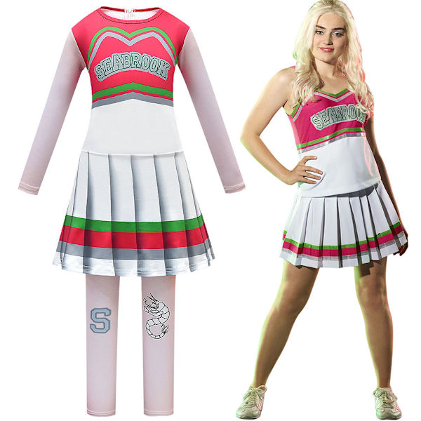 Halloween Barn flickor Anime Cosplay Kostym Zombie College 2cos 140cm