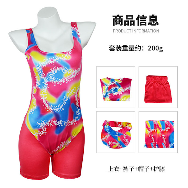 Mub- 2023 Uusi elokuva Barby cos -vaatteet mekko live-action Barbien elokuva Leggings cosplay lapsille aikuisille Halloween 9 Adult XL