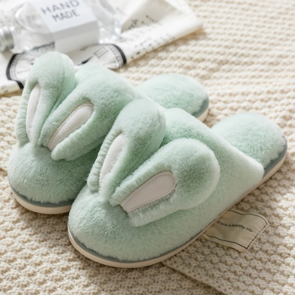 Mub- Fuzzy Soft House Slipper Plys Pels Varme Hyggelige Fluffy Hjemmesko Komfortable Vinter Indendørs Udendørs Søde Tøfler D 42-43