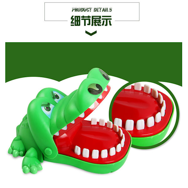 Mub- Krokodil biter finger leksak hajtand drar förälder-barn spel alligator