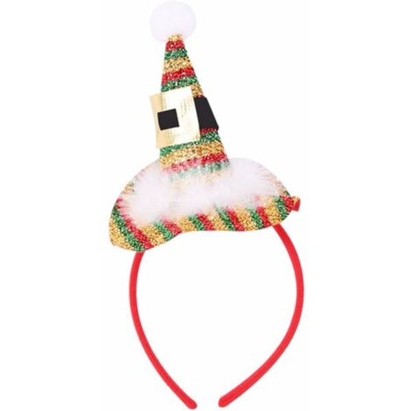 Jul Hårtilbehør Elastisk Julehodebånd Julenissehatt Dame Juledekorasjoner Fest Hatter Jenter Bursdag .c