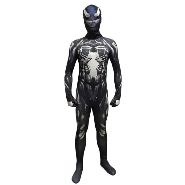Mub- Halloween Cosplay Costume Newest Fancy Spider Man Spiderman Costume Fancy Jumpsuit Adult And Children Red Black Cosplay Clothes 12 150cm 2XL