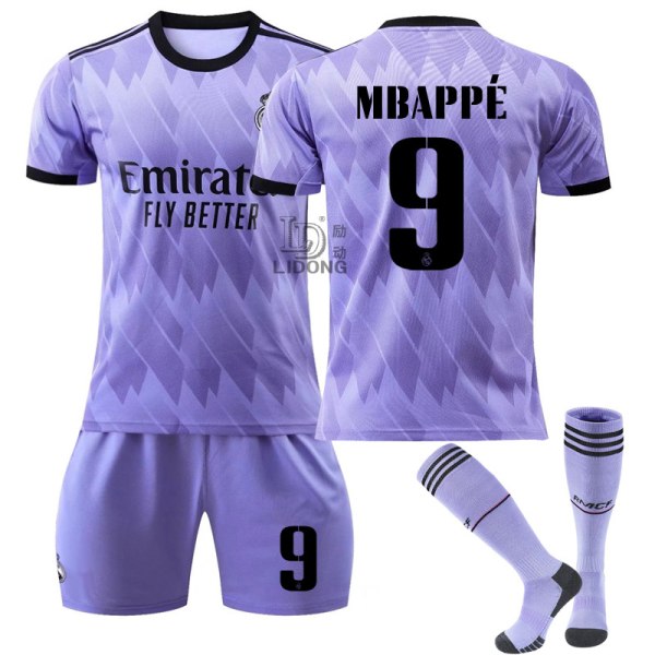 Xbi- 2223 ny Real Madrid Borte fotballdrakt 9 MBAPPE S