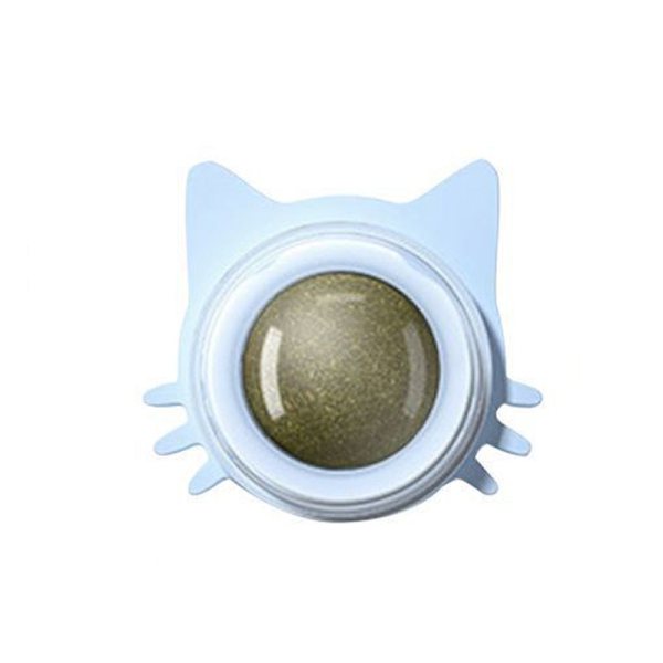 Mub- Kattemynte ball katt leketøy slikker ball morsom katt pinne biter resistent blue OPP bag comes with 3M sticker