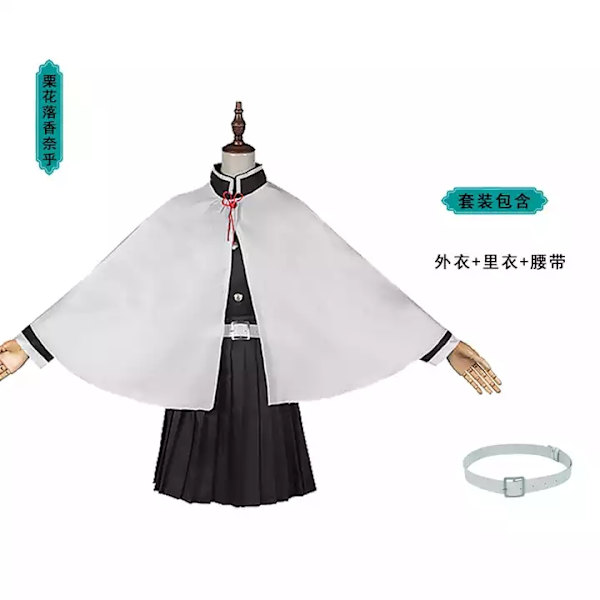 Mub- Cosplay Halloween Kostyme Anime Demon Slayer Kimetsu No Yaiba Tanjiro Kamado Nezuko Zenitsu Klær Kanroji Mitsuri S