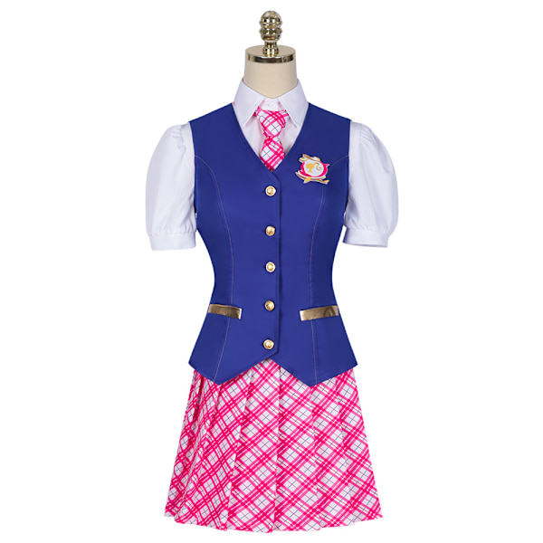 Mub- 2023 Uusi elokuva Barby cos -vaatteet mekko live-action Barbien elokuva Leggings cosplay lapsille aikuisille Halloween 17 Kids XS=120CM