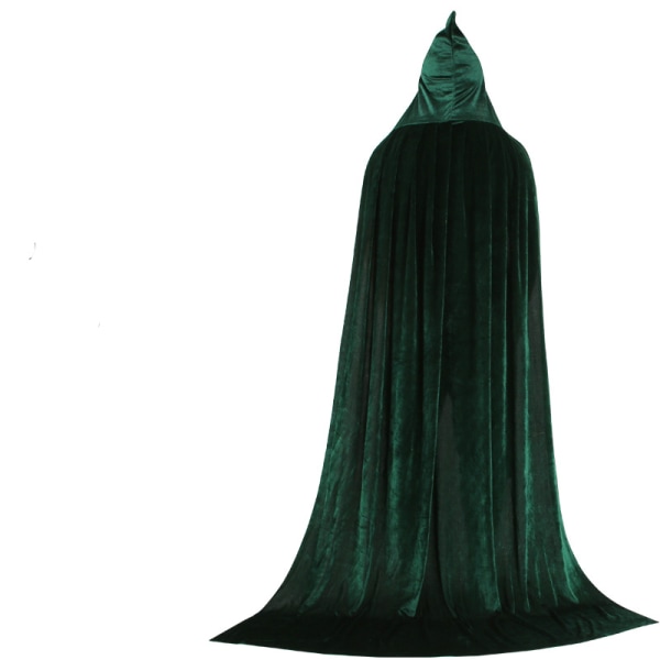 Mub- Factory OEM Customized Cosplay Hooded Cloak Long Velvet Cape Vampire Halloween Costume 1 150cm