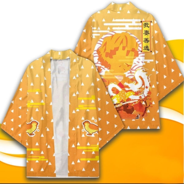 Mub- 20 tyyliä Demon Slayer: Kimetsu no Yaiba Cosplay 3D-tulostus Haori Anime Kimono Viitta Anime-sarjakuva Vaatteet 6 M