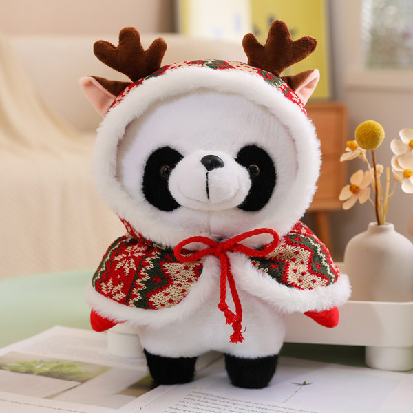 Mub- Jul Ny Kap Jultransformator Panda Docka Semestergåva Avtagbar Christmas-style cape
