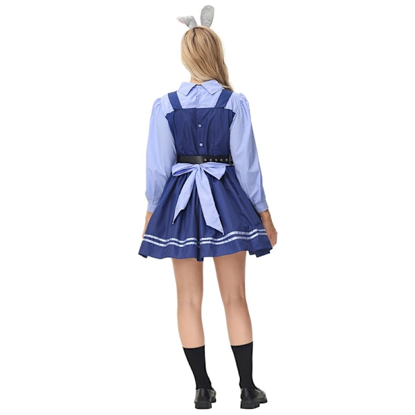 Mub- exy Halloween Kostume til Modne Kvinder Kanin Familie Karakter Kostume Anime Politibetjent Kostume Girl S