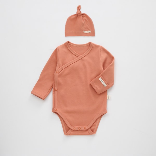 Mub- Tilpasset design Økologisk bomull Bambus Babyklær Baby Boy Romper Unisex Onesie Lang Ermet Myke Klær Baby Body 02 66cm