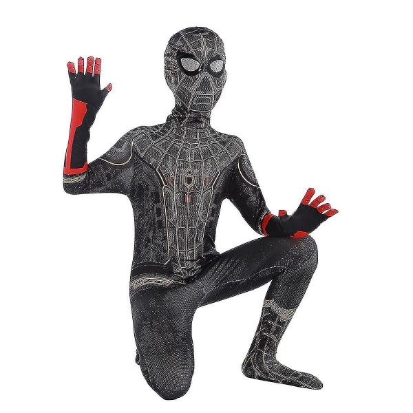 Halloween Ekspedition Miles Extraordinær Spider Spider! Xia Stramtsiddende Elastisk Plet Cos Animation Tøj. Miles 150 Black has no return 120