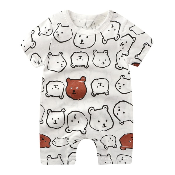 Mub- Wholesales Summer T-shirt Bubble Romper Baby Onesie 100% Cotton  Boys Clothes New Born  Rompers #27 66cm