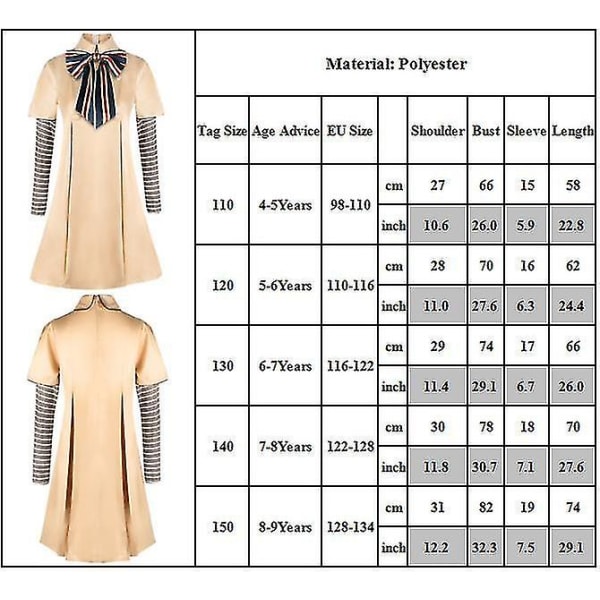 Thriller Movie M3gan Cosplay Costume Full Set Ai Doll Robots Dress Bow Tie Pantyhose Hand Sleeves Wig Party Role Play Suit For Women Girls -a Girls Costume Set 2XL