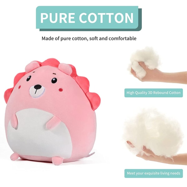 Mub- Squishmallow pehmoinen tyyny toimisto vyötärön tuki venytys selkä nukke Pink