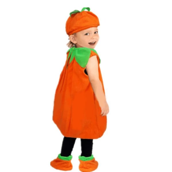 Halloween Gresskar Kostyme Dress Up Klær Til Baby Småbarn Barn -a 130cm