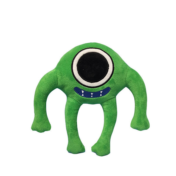 Mub- Plyschleksak Garten av banban plyschklass dockdocka Green Cyclops