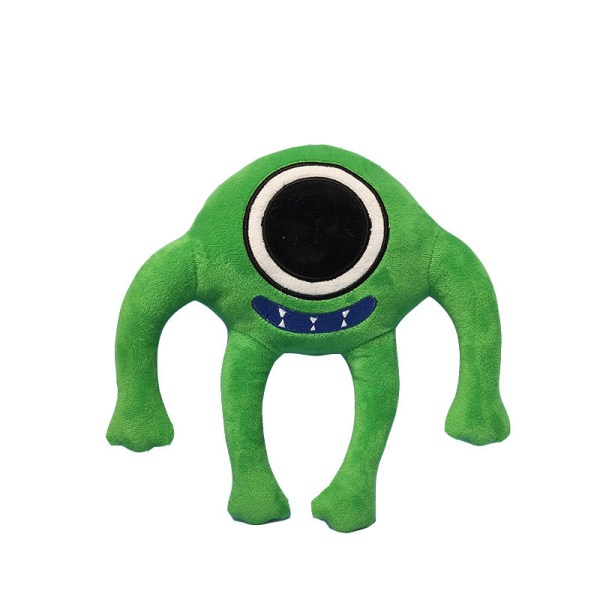 Mub- Plyylelu Garten of Banban plyysi luokanukke Green Cyclops