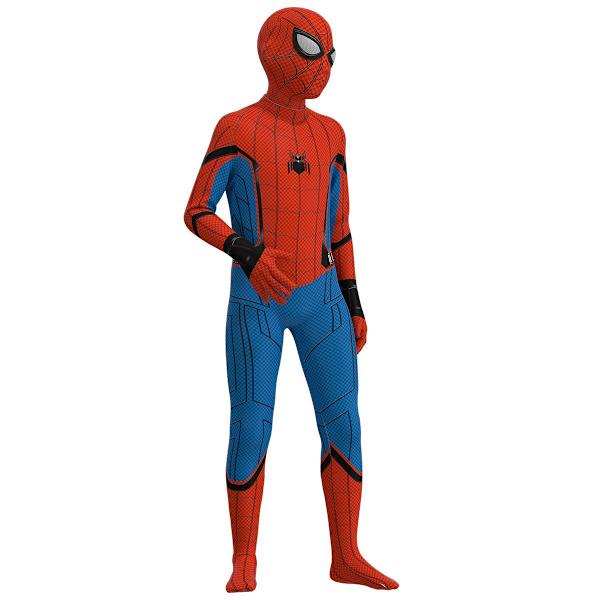 Mub- Halloween-asu punainen puuttuva Spider Man S-pider Man Cosplay-vaatteet puku Fancy Jumpsuit aikuisille ja lapsille B kid-140#