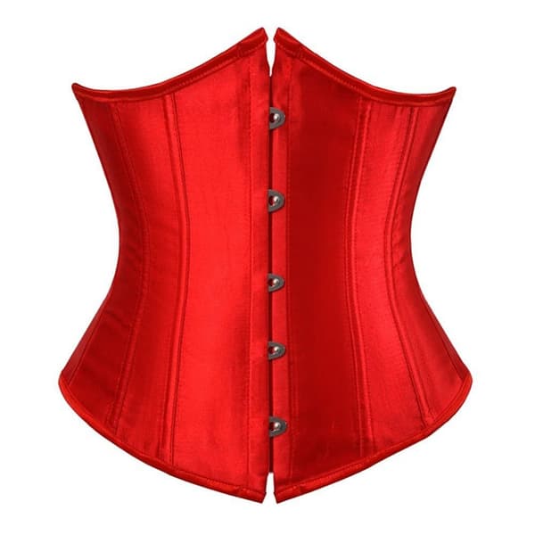 Underbust Korset Corselete Underkläder WHITE -i white M