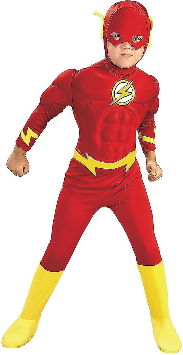 Barnets The Flash Superheltekostume Børn -a 9-10Years