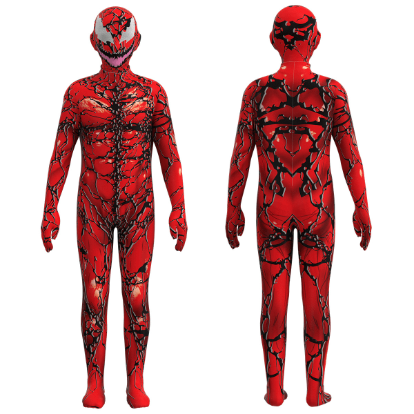 Mub- Uusi Halloween-asu cosvenom 2  Venom onesie-sukkahousut Spider-an-asu Red M