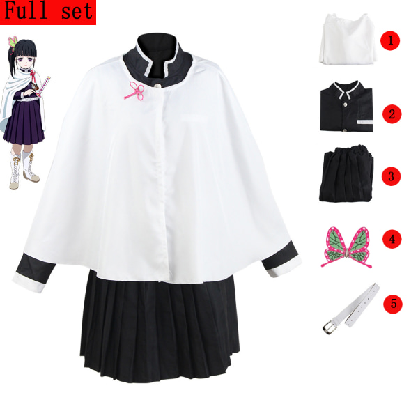 Mub - Ny design japansk anime Demon Slayer Cosplay klær Tanjirou Nezuko Zenitsu Tomioka Rengoku Cosplay kostyme Tsuyuri 2 XL
