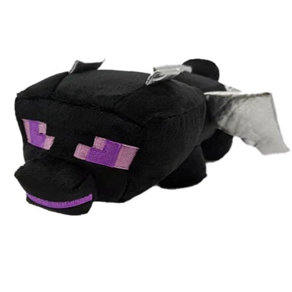 Xbi- Ny minecraft plyschleksak docka creeper rosa gris häst ender drake plysch leksak 25cm small black dragon