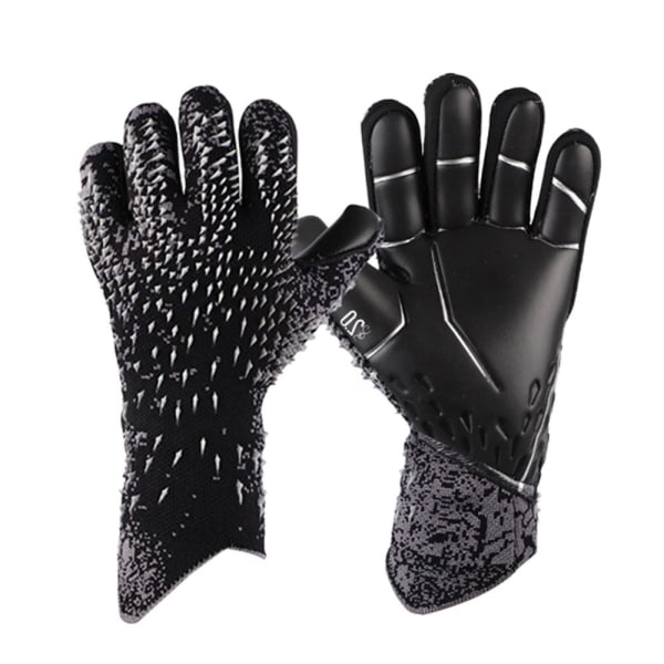 Målvaktshandskar Fotbollshandskar SVART STORLEK 6 Z X black size 6