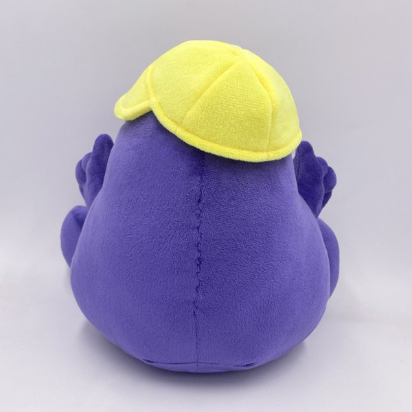 Mub - Legetøjsplys lilla grimasse tryk morder monster dukke Purple doll