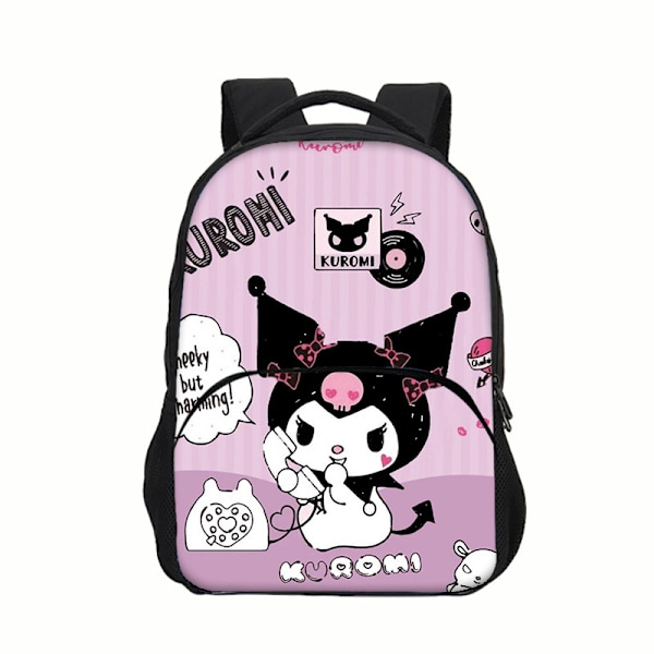 Newstar Kuromi reppu, vedenpitävä koululaukku, polyesterilaukku opiskelijoille, Kuromi koululaukut Y -i 29