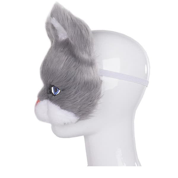 1/2/3 Roliga vargmasker Nyhetsskräck för julpynt Grey 1 Pc