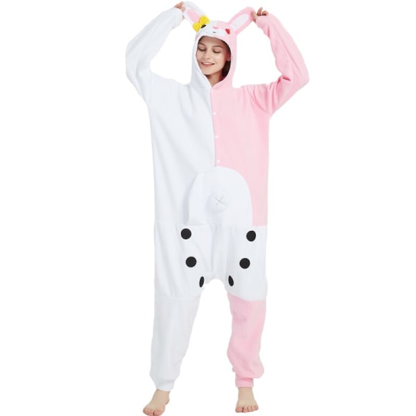 Voksen  Bear Kigurumi Onesies Cosplay Kostume 3D Monokuma Pyjamas Halloween Fest Jumpsuits Pyjamas Kostume .i Monomi L