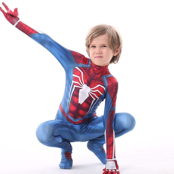 Spelversion Kids Spider-Man kostym Halloween kostym 150cm