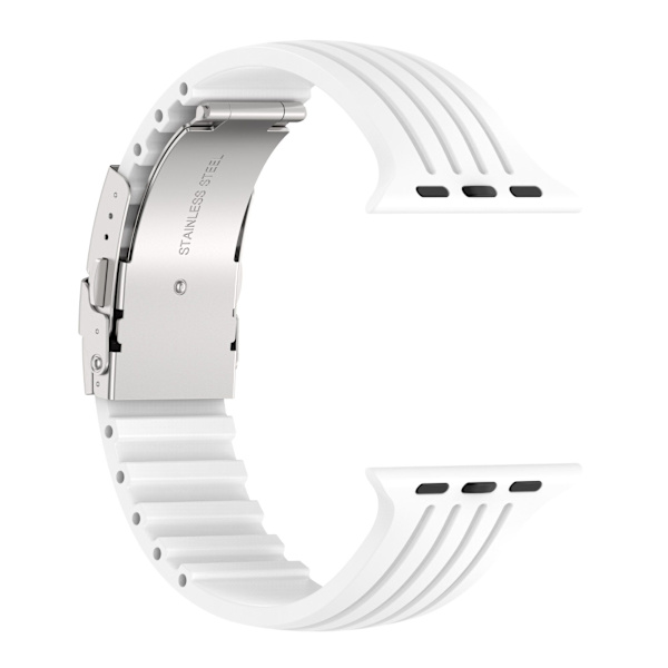 Sport Watch Band til Apple Watch 7 SE 6 5 4 3 2 HVID -i white 38/40/41MM-38/40/41MM