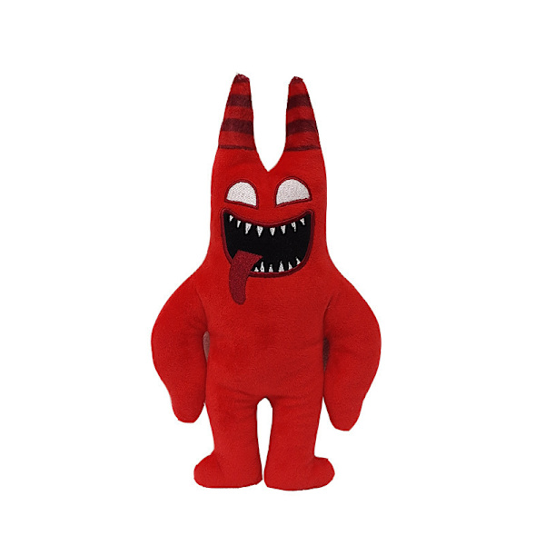Mub- Plysjlegetøj Garten af banban plys klasse dukke Red two-headed monster