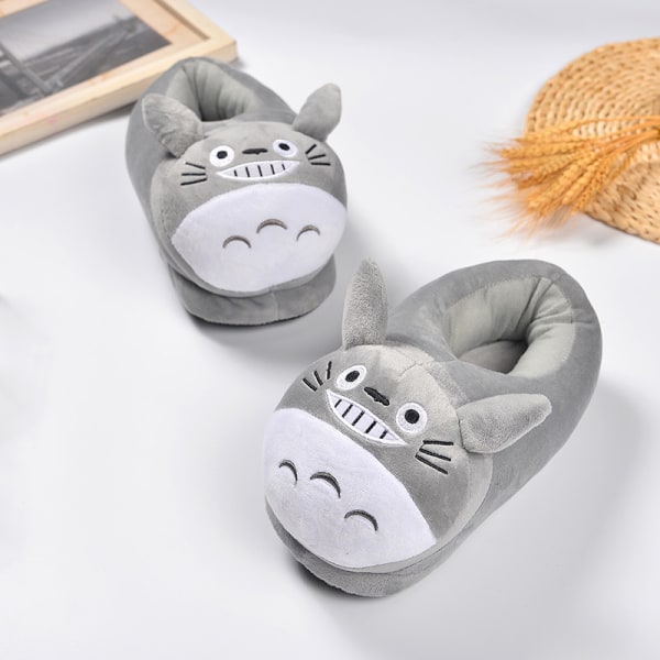 Mub- Vinter hem plysch tofflor inomhus varma bomullsskor My Neighbor Totoro