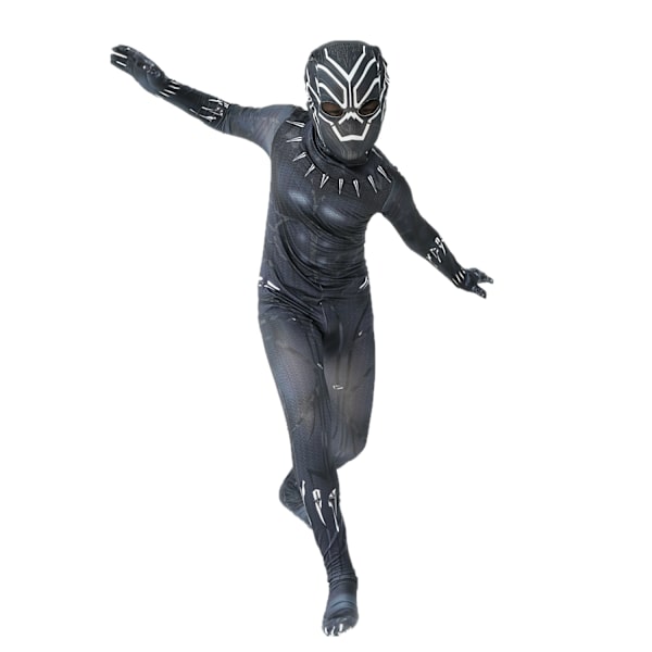 Mub- Punainen ja musta Spiderman-asu Hämähäkkimies-puku Hämähäkkimies-asut Lapset idit Hämähäkkimies Cosplay-vaatteet halloween-asu K 150