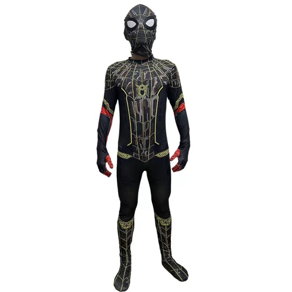 Mub- Halloween Cosplay Costume Newest Fancy Spider Man Spiderman Costume Fancy Jumpsuit Adult And Children Red Black Cosplay Clothes 07 180cm 5XL