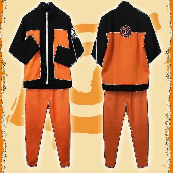 Kakashi Cosplay Kostume Uzumaki Tøj Shippuden Andet Uniform Og Hovedbånd Kunai Voksen Halloween Tøj Jul -a B Xxl